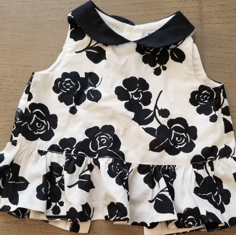 Janie and Jack floral sleeveless top